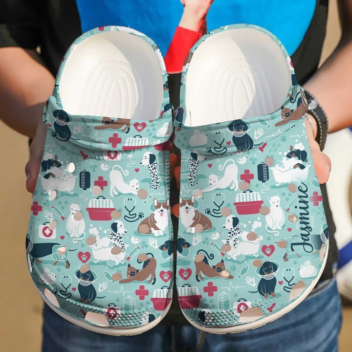 Vet Tech Personalized Love Sku 2581 Crocs Crocband Clog Comfortable For Mens Womens Classic Clog Water Shoes Vet Tech Personalized Love Sku 2581 Crocs Crocband Clog Comfortable For Mens Womens Classic Clog Water Shoes