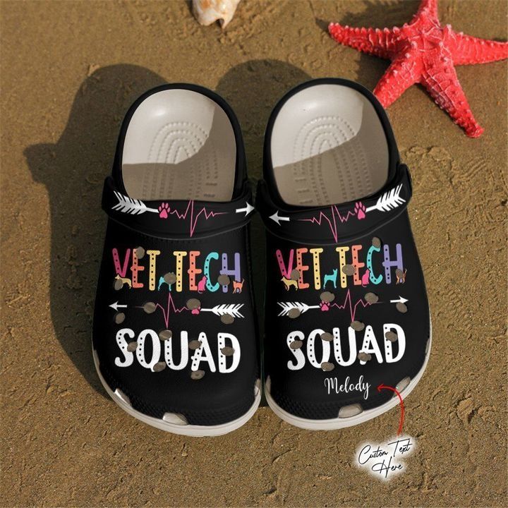 Vet Tech Personalized Squad Sku 2582 Crocs Crocband Clog Comfortable For Mens Womens Classic Clog Water Shoes Vet Tech Personalized Squad Sku 2582 Crocs Crocband Clog Comfortable For Mens Womens Classic Clog Water Shoes