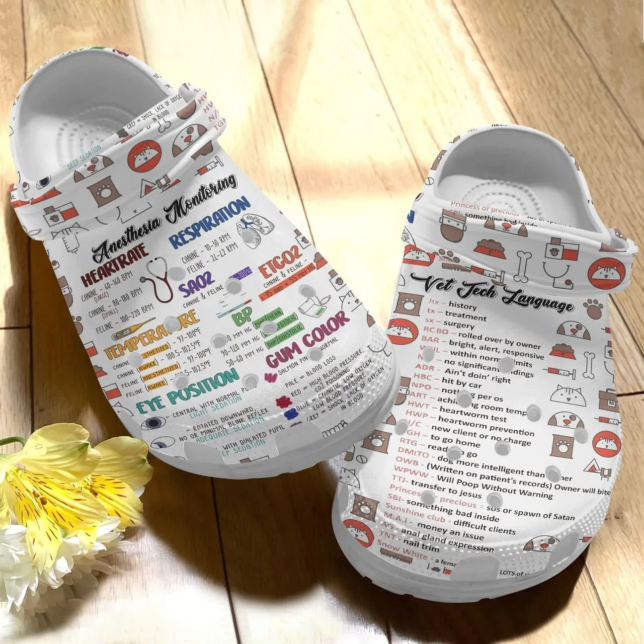 Vettech Personalize Clog Custom Crocs Fashionstyle Comfortable For Women Men Kid Print 3D Vet Code Vettech Personalize Clog Custom Crocs Fashionstyle Comfortable For Women Men Kid Print 3D Vet Code
