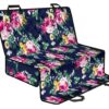 Vintage Blossom Floral Pattern Print Pet Car Back Seat Cover - c33e84b6ac85