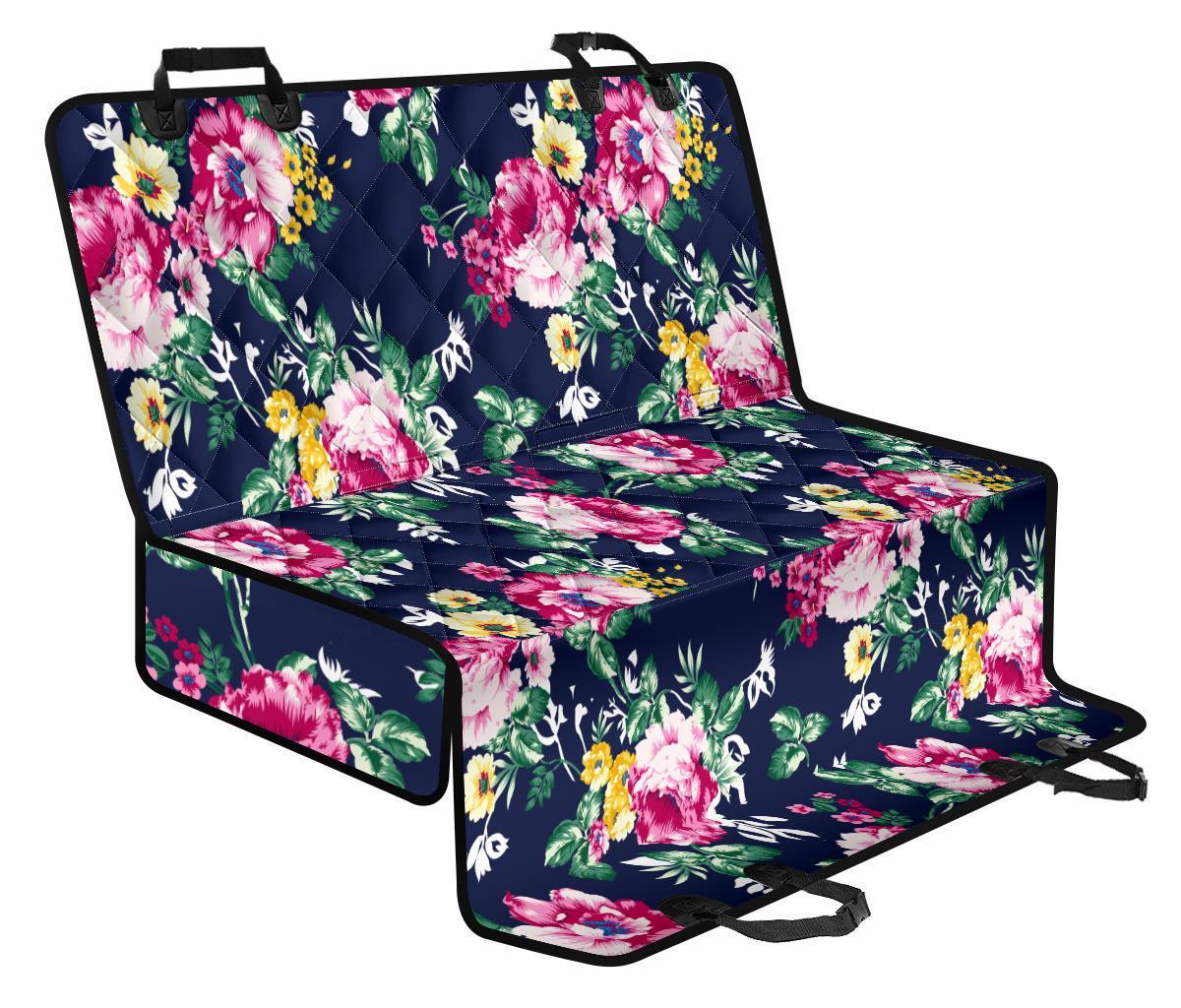 Vintage Blossom Floral Pattern Print Pet Car Back Seat Cover - c33e84b6ac85 Vintage Blossom Floral Pattern Print Pet Car Back Seat Cover - c33e84b6ac85