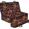 Vintage Dragon Flower Pattern Print Pet Car Back Seat Cover - d79c923cf8dd