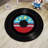 Vintage Ethnic Style Round Carpet Floor Rug Living Room Bedroom Decor Round Area Rug Carpet