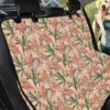 Vintage Flamingo And Leaves Pattern Car Back Seat Cover Dog Car Seat Covers - 7a5531298f76