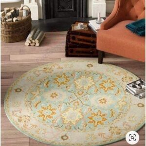 Vintage Round Carpet Floor Rug Living Room Bedroom Decor Round Area Rug Carpet