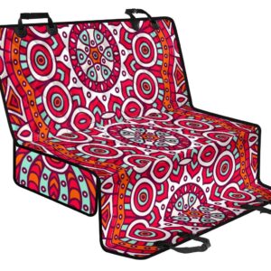 Vintage Indian Mandala Print Pet Car Back Seat Cover - a895836daea8