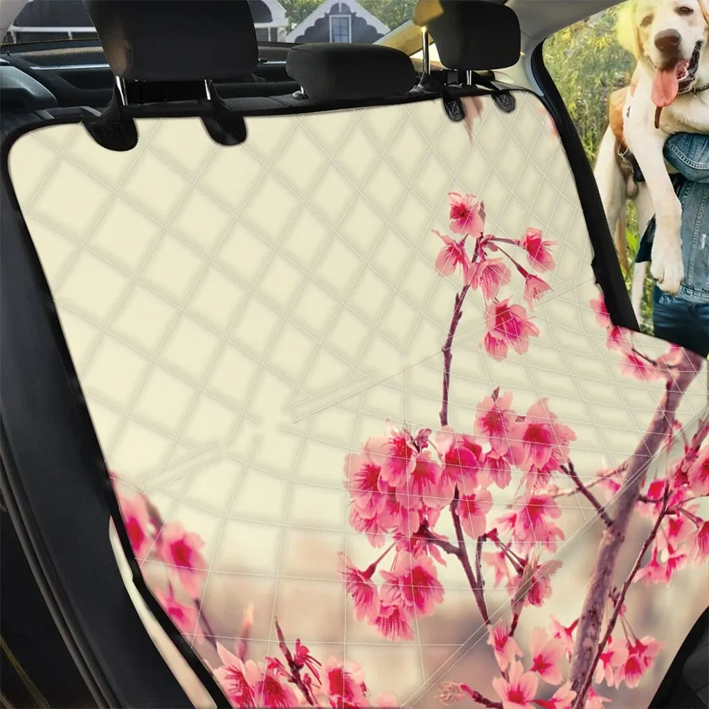 Vintage Pink Cherry Blossom Car Back Seat Cover Dog Car Seat Covers - 14814f02db44 Vintage Pink Cherry Blossom Car Back Seat Cover Dog Car Seat Covers - 14814f02db44