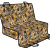 Vintage Sunflower Pattern Print Pet Car Back Seat Cover - 3097829eb757