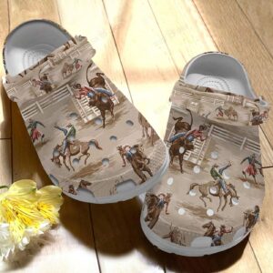Vintage Western Cowboy Crocs Clog Classic Clogs Shoes