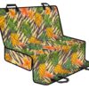 Vintage Zebra Pineapple Pattern Print Pet Car Back Seat Cover - fe118b5f6b39