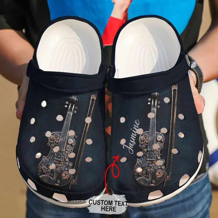 Violin Personalized Vintage Sku 2602 Crocs Crocband Clog Comfortable For Mens Womens Classic Clog Water Shoes Violin Personalized Vintage Sku 2602 Crocs Crocband Clog Comfortable For Mens Womens Classic Clog Water Shoes