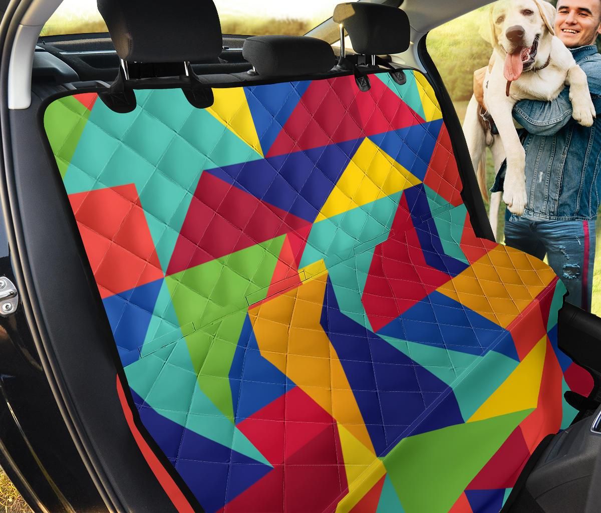 Vivid Color Mosaic Pattern Car Back Seat Cover Dog Car Seat Covers - dd4fc3dacc96 Vivid Color Mosaic Pattern Car Back Seat Cover Dog Car Seat Covers - dd4fc3dacc96