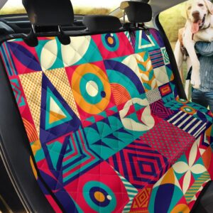Vivid Color Of Mosaic Texture Car Back Seat Cover Dog Car Seat Covers - 8a501d06897f