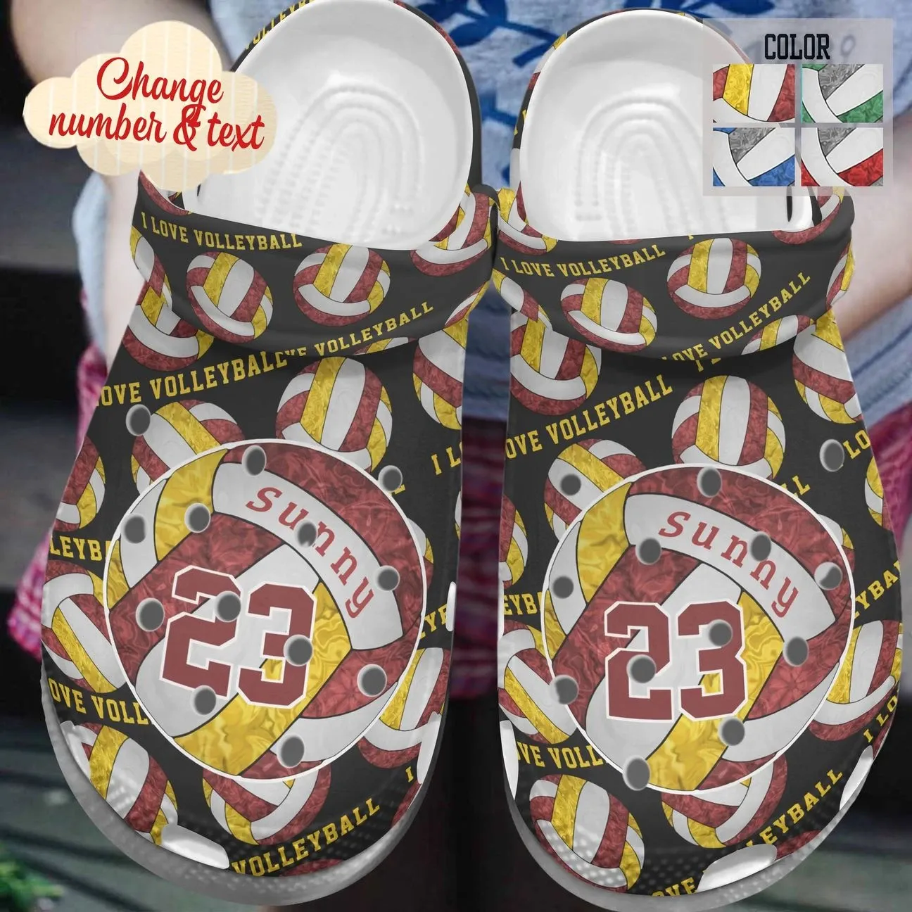 Volleyball Personalize Clog Custom Crocs Fashionstyle Comfortable For Women Men Kid Print 3D Personalized Volleyball Lovers Volleyball Personalize Clog Custom Crocs Fashionstyle Comfortable For Women Men Kid Print 3D Personalized Volleyball Lovers