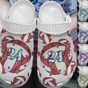 Volleyball Personalize Clog Custom Crocs Fashionstyle Comfortable For Women Men Kid Print 3D Whitesole Personalized Ball