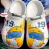 Volleyball Personalized Ball Sku 2674 Crocs Crocband Clog Comfortable For Mens Womens Classic Clog Water Shoes