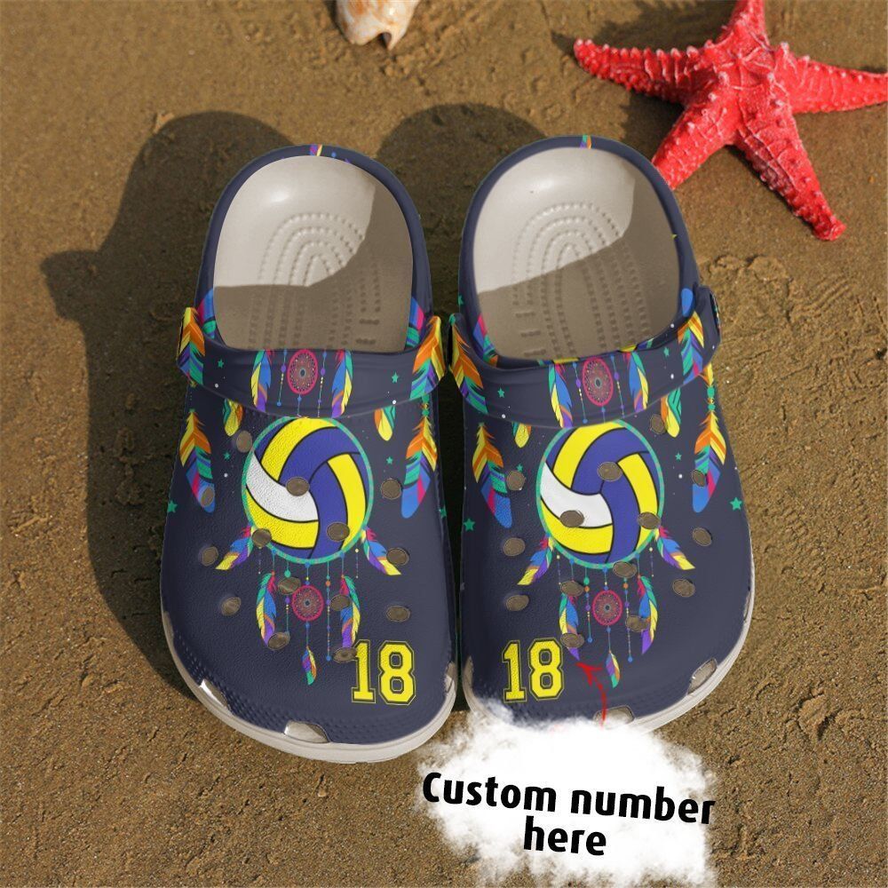 Volleyball Personalized Catcher Sku 2701 Crocs Crocband Clog Comfortable For Mens Womens Classic Clog Water Shoes Volleyball Personalized Catcher Sku 2701 Crocs Crocband Clog Comfortable For Mens Womens Classic Clog Water Shoes