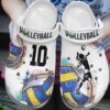 Volleyball Personalized Clog Custom Crocs Comfortablefashion Style Comfortable For Women Men Kid Print 3D 2