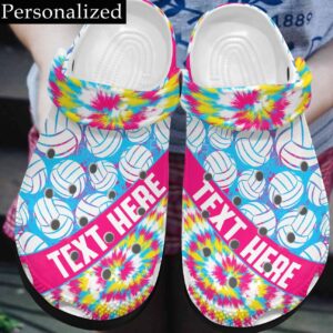 Volleyball Personalized Clog Custom Crocs Comfortablefashion Style Comfortable For Women Men Kid Print 3D Colorful Volleyball S