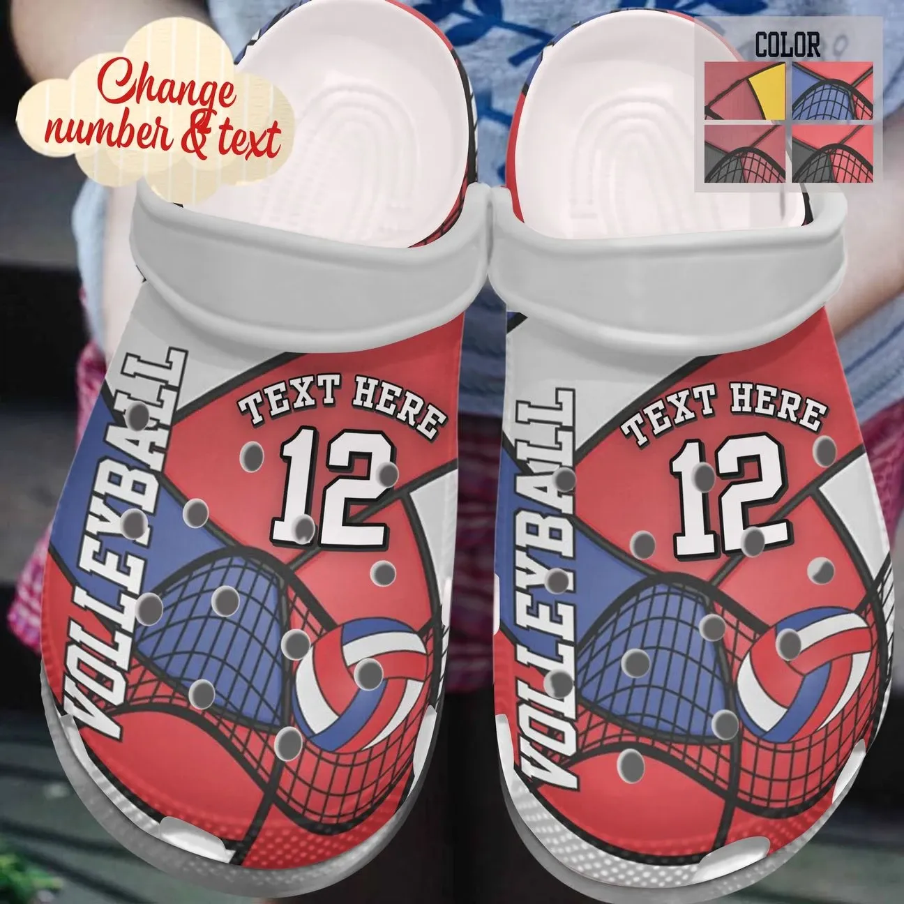 Volleyball Personalized Clog Custom Crocs Comfortablefashion Style Comfortable For Women Men Kid Print 3D Comfy Uniform Volleyball Personalized Clog Custom Crocs Comfortablefashion Style Comfortable For Women Men Kid Print 3D Comfy Uniform