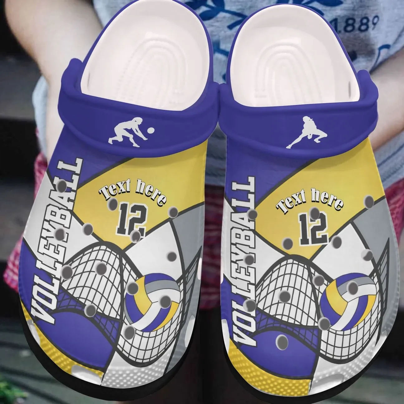 Volleyball Personalized Clog Custom Crocs Comfortablefashion Style Comfortable For Women Men Kid Print 3D Kiss My Ace Volleyball Personalized Clog Custom Crocs Comfortablefashion Style Comfortable For Women Men Kid Print 3D Kiss My Ace