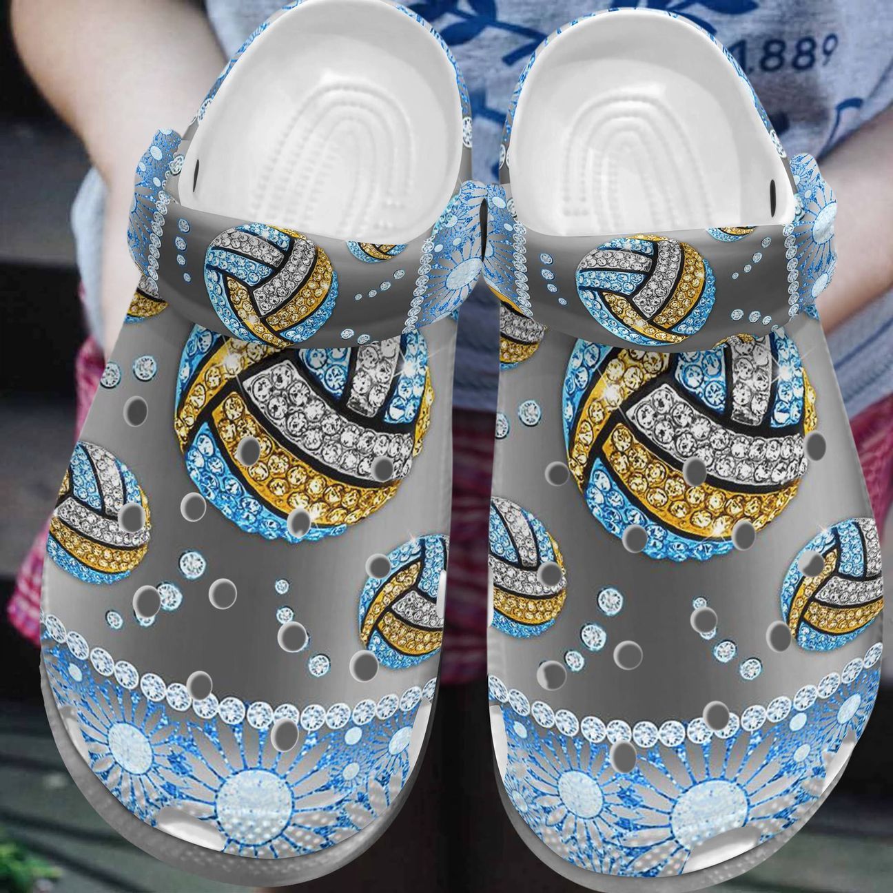Volleyball Personalized Clog Custom Crocs Comfortablefashion Style Comfortable For Women Men Kid Print 3D Twinkle Volleyball Volleyball Personalized Clog Custom Crocs Comfortablefashion Style Comfortable For Women Men Kid Print 3D Twinkle Volleyball