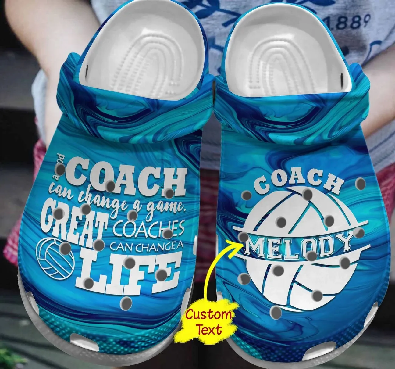 Volleyball Personalized Clog Custom Crocs Comfortablefashion Style Comfortable For Women Men Kid Print 3D Volleyball Coach Volleyball Personalized Clog Custom Crocs Comfortablefashion Style Comfortable For Women Men Kid Print 3D Volleyball Coach