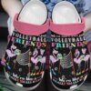 Volleyball Personalized Clog Custom Crocs Comfortablefashion Style Comfortable For Women Men Kid Print 3D Volleyball Friends
