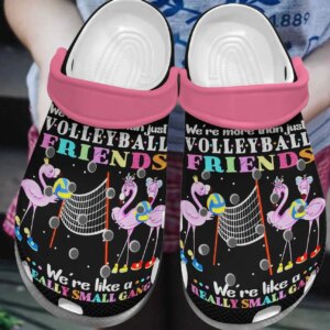 Volleyball Personalized Clog Custom Crocs Comfortablefashion Style Comfortable For Women Men Kid Print 3D Volleyball Friends