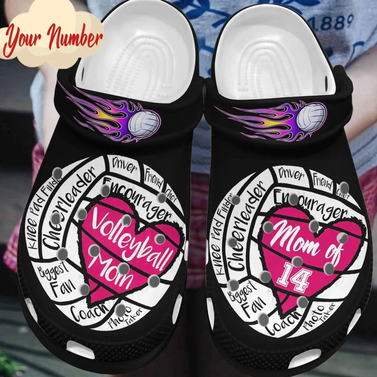 Volleyball Personalized Clog Custom Crocs Comfortablefashion Style Comfortable For Women Men Kid Print 3D Volleyball Mom Volleyball Personalized Clog Custom Crocs Comfortablefashion Style Comfortable For Women Men Kid Print 3D Volleyball Mom