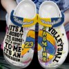 Volleyball Personalized Clog Custom Crocs Comfortablefashion Style Comfortable For Women Men Kid Print 3D Volleyball Obsession