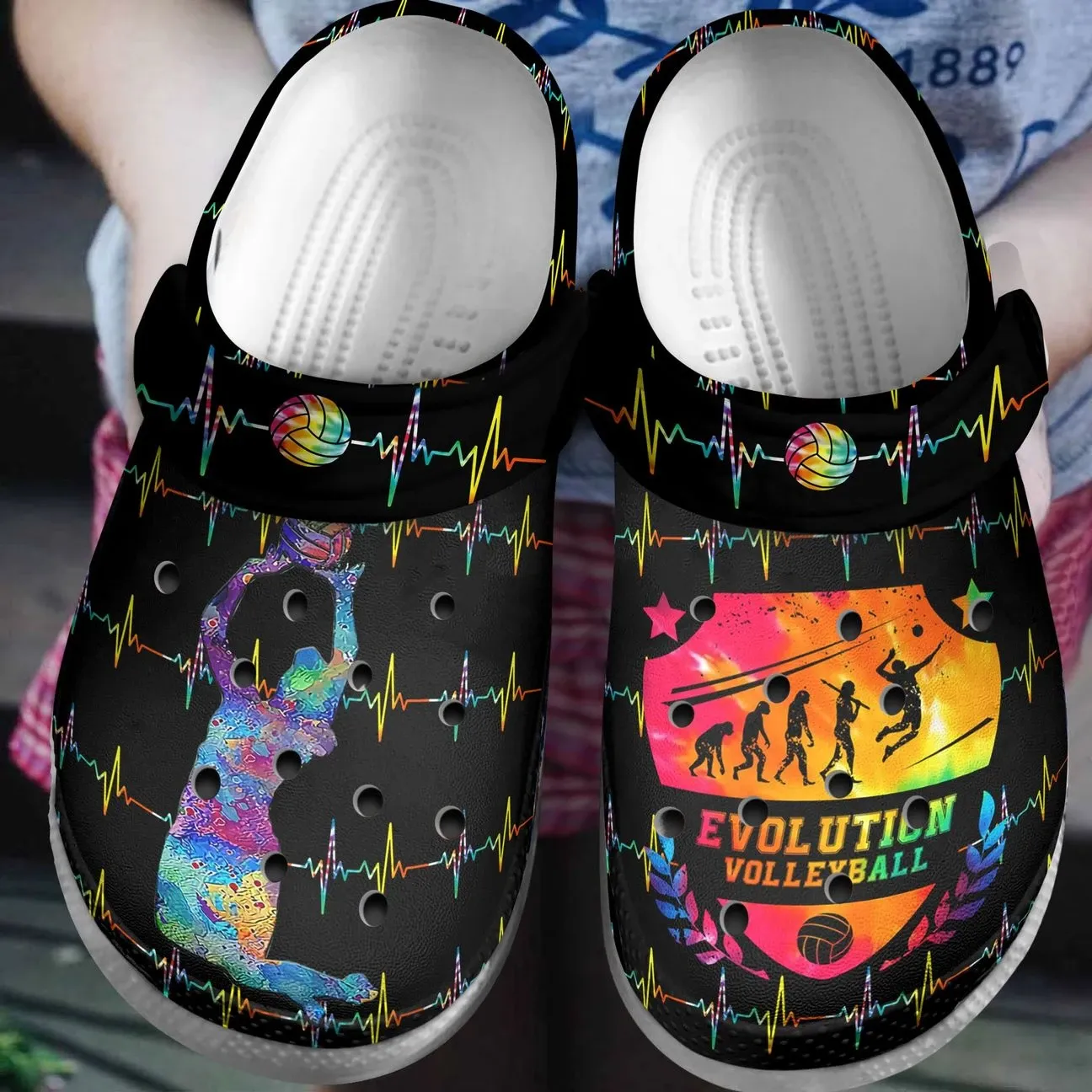 Volleyball Personalized Clog Custom Crocs Comfortablefashion Style Comfortable For Women Men Kid Print 3D Volleyball Pulse Volleyball Personalized Clog Custom Crocs Comfortablefashion Style Comfortable For Women Men Kid Print 3D Volleyball Pulse