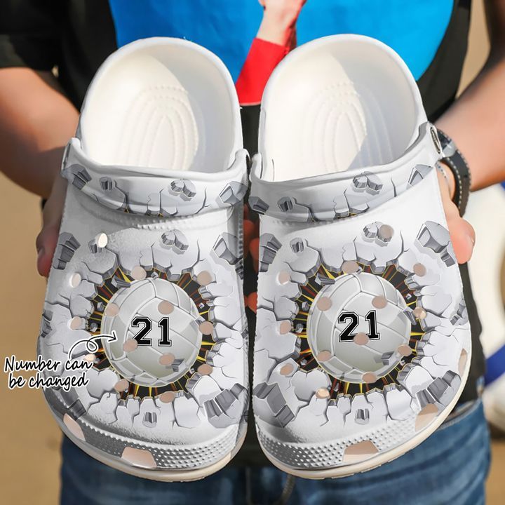 Volleyball Personalized Crack Sku 2650 Crocs Crocband Clog Comfortable For Mens Womens Classic Clog Water Shoes Volleyball Personalized Crack Sku 2650 Crocs Crocband Clog Comfortable For Mens Womens Classic Clog Water Shoes