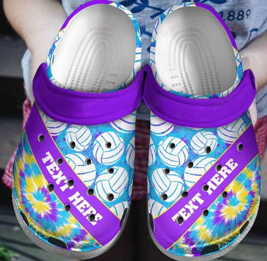 Volleyball Personalized Crocs Clog Classic Clog Colorful Volleyball Shoes Volleyball Personalized Crocs Clog Classic Clog Colorful Volleyball Shoes