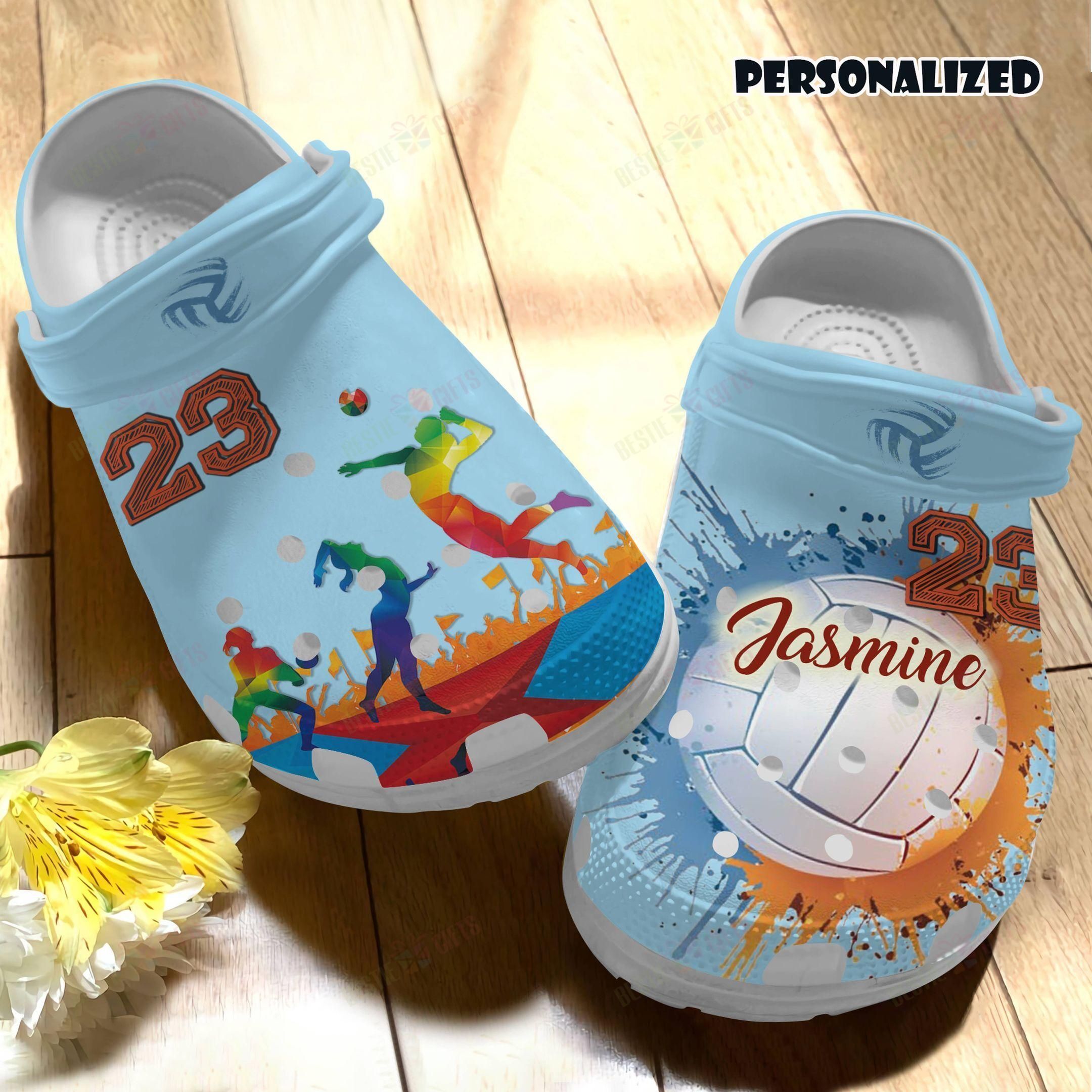 Volleyball Personalized Crocs Clog Classic Clog The Winner Shoes Volleyball Personalized Crocs Clog Classic Clog The Winner Shoes