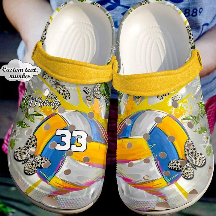 Volleyball Personalized Floral Sku 2619 Crocs Crocband Clog Comfortable For Mens Womens Classic Clog Water Shoes Volleyball Personalized Floral Sku 2619 Crocs Crocband Clog Comfortable For Mens Womens Classic Clog Water Shoes