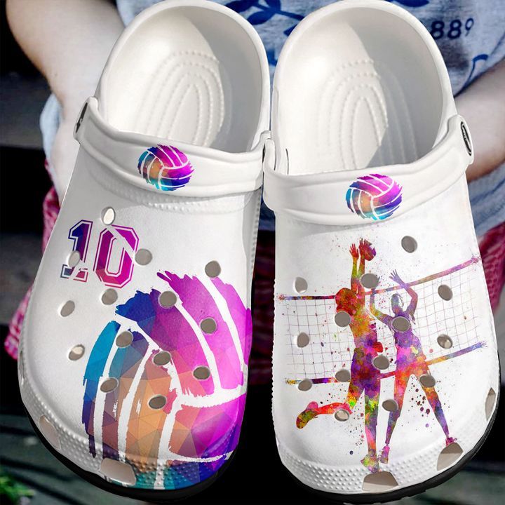 Volleyball Personalized Girl Sku 2677 Crocs Crocband Clog Comfortable For Mens Womens Classic Clog Water Shoes Volleyball Personalized Girl Sku 2677 Crocs Crocband Clog Comfortable For Mens Womens Classic Clog Water Shoes
