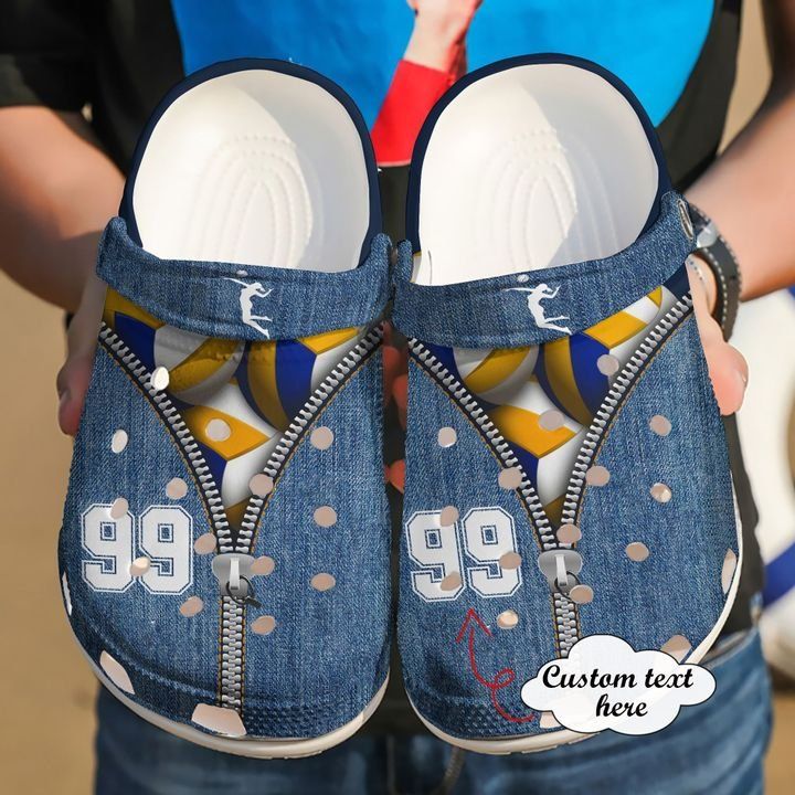 Volleyball Personalized Jean Sku 2704 Crocs Crocband Clog Comfortable For Mens Womens Classic Clog Water Shoes Volleyball Personalized Jean Sku 2704 Crocs Crocband Clog Comfortable For Mens Womens Classic Clog Water Shoes