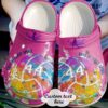 Volleyball Personalized Love At First Spike Sku 2629 Crocs Crocband Clog Comfortable For Mens Womens Classic Clog Water Shoes