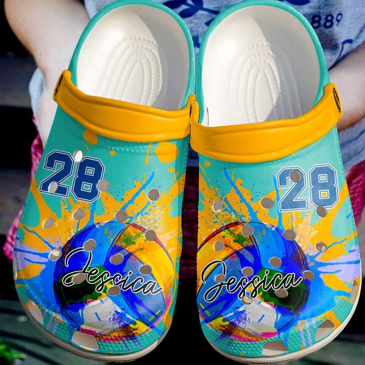 Volleyball Personalized Love Sku 2665 Crocs Crocband Clog Comfortable For Mens Womens Classic Clog Water Shoes Volleyball Personalized Love Sku 2665 Crocs Crocband Clog Comfortable For Mens Womens Classic Clog Water Shoes