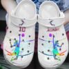 Volleyball Personalized Personalize Clog Custom Crocs Fashionstyle Comfortable For Women Men Kid Print 3D Watercolor