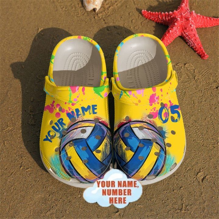 Volleyball Personalized Sku 2670 Crocs Crocband Clog Comfortable For Mens Womens Classic Clog Water Shoes Volleyball Personalized Sku 2670 Crocs Crocband Clog Comfortable For Mens Womens Classic Clog Water Shoes