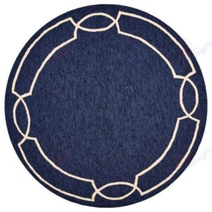 Wales Ocean Round Carpet Floor Rug Living Room Bedroom Decor Round Area Rug Carpet