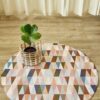 Warm Alpine Round Carpet Floor Rug Living Room Bedroom Decor Round Area Rug Carpet