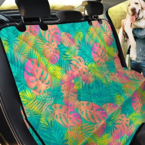 Watercolor Palm Tree Beach Car Back Seat Cover Dog Car Seat Covers - 87840f572567