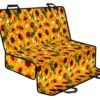 Watercolor Sunflower Pattern Print Pet Car Back Seat Cover - 695a07134764