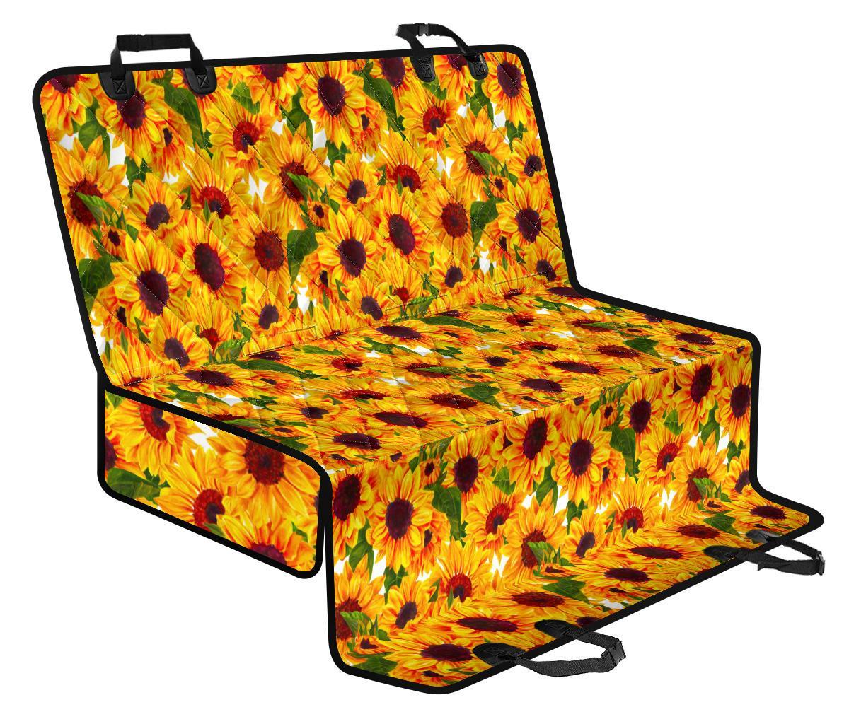 Watercolor Sunflower Pattern Print Pet Car Back Seat Cover - 695a07134764 Watercolor Sunflower Pattern Print Pet Car Back Seat Cover - 695a07134764