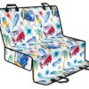 Watercolor Surfing Pattern Print Pet Car Back Seat Cover - b91dcc177606