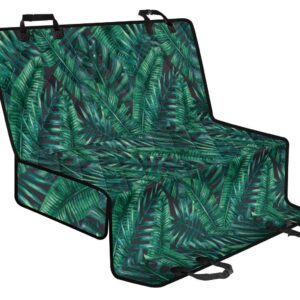 Watercolor Tropical Leaf Pattern Print Pet Car Back Seat Cover - 8f32f80ef2c2