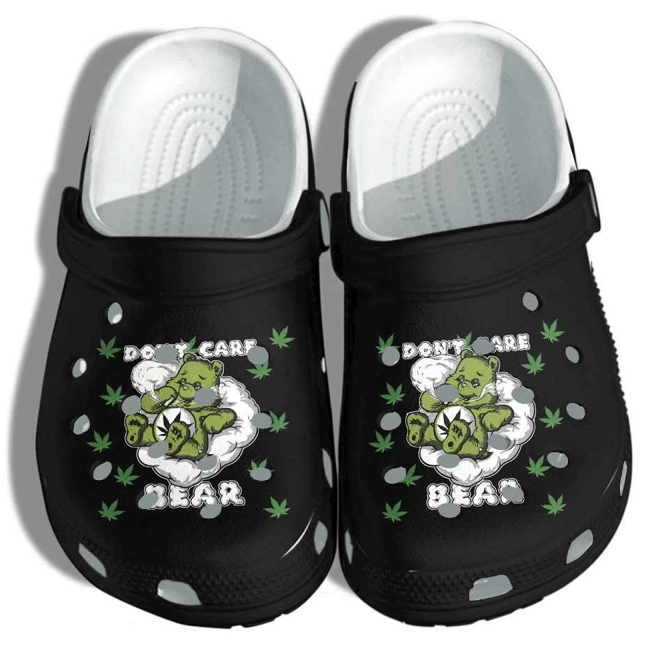 Weed Bear Funny High Smoke Shoes Crocs Clog – Do Not Care Anything Croc Clog Hippie For Men Women Weed Bear Funny High Smoke Shoes Crocs Clog – Do Not Care Anything Croc Clog Hippie For Men Women